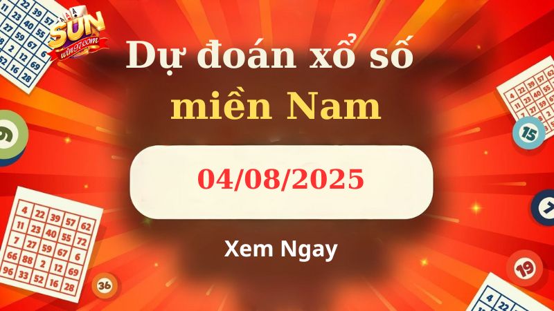 Soi cầu XSMN 04/08/2025 - Dự đoán xổ số miền Nam 04/08